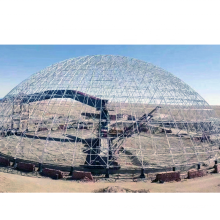 LF Steel Structure Space Frame Cement Plant Roof Shed Coal Dome Storage